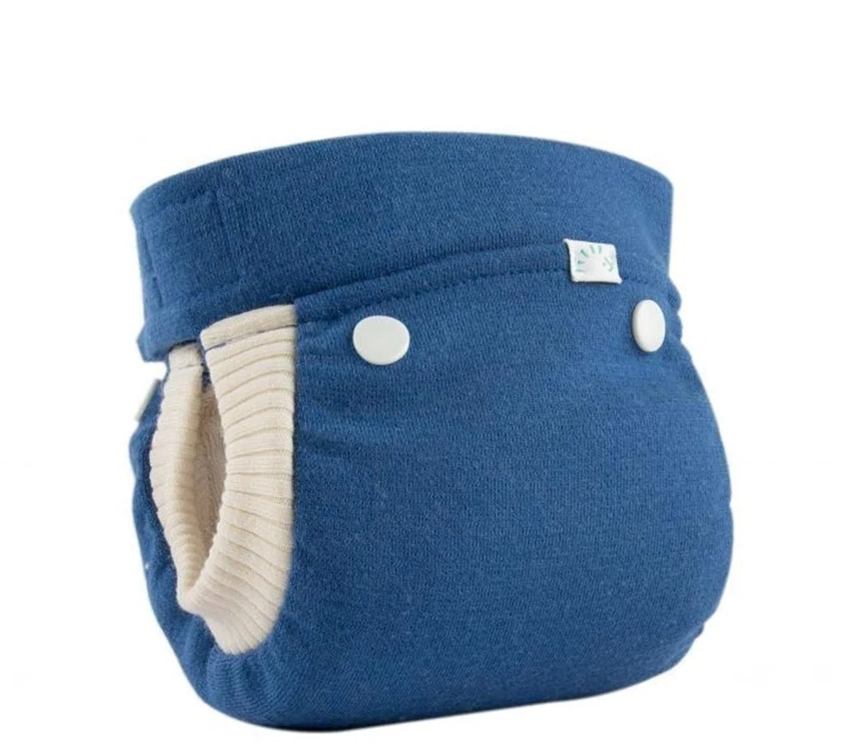 Popolini Easyfree Wool Mittelblau Außenwindel, Innenwindel, Einlage und Bauchband (L (~9-15kg))