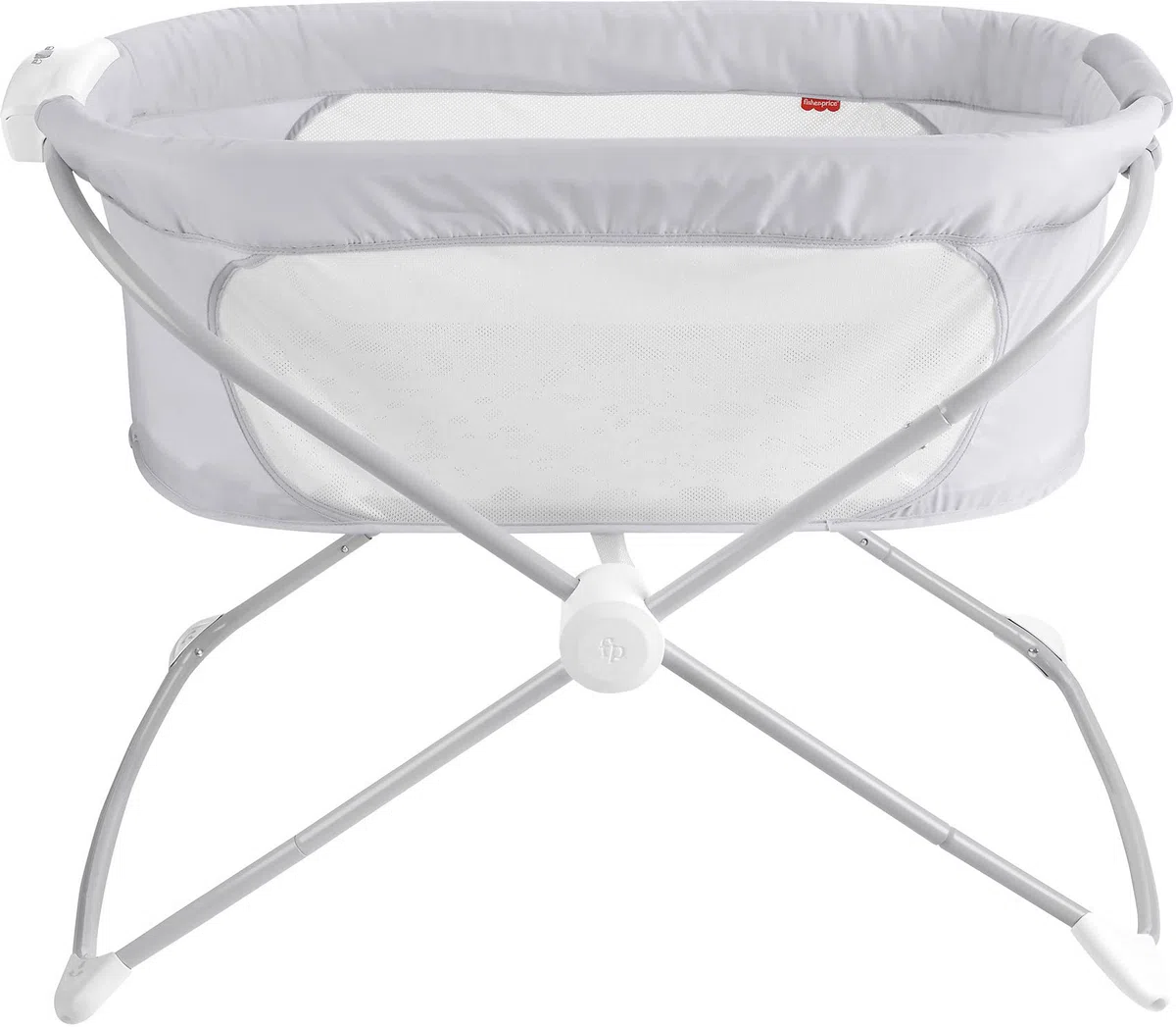 Fisher-Price GVG95: 3-in-1 Zusammenklappbares Beistellbettchen – Tragbare Wiege, Reisebett für Neugeborene und Säuglinge