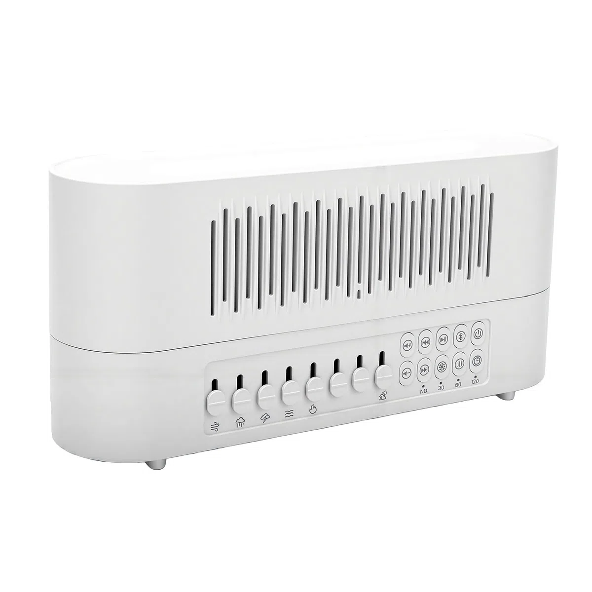 Sxhlseller White Noise Machine, Kabelloser Lautsprecher, 260 Ml, Flammen-Diffusor für ätherische Öle, Nachtlicht für Zuhause, Büro, Schlafhilfe, Aromatherapie-Diffusor mit 10 Beruhigenden