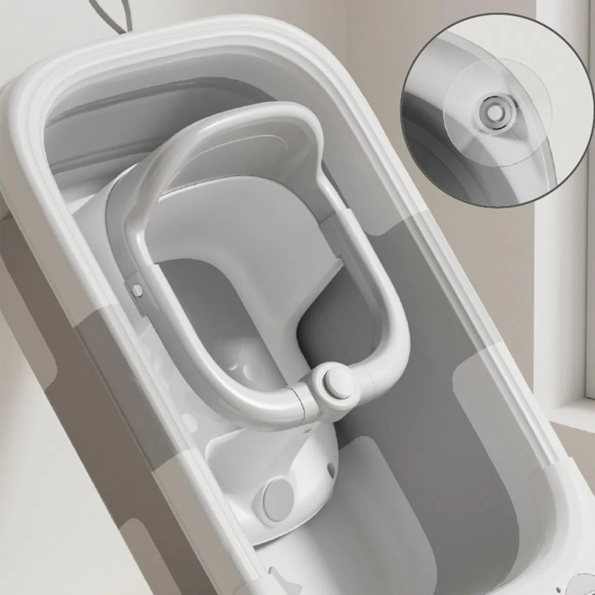 Badesitz für Babys, Babysitz zum Baden | Saugnäpfe für Jungen, Mädchen, 6 – 24 Monate, Haus