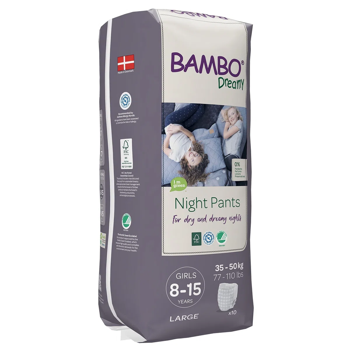 Bambo Nature, erstklassige Windelhosen für Mädchen
