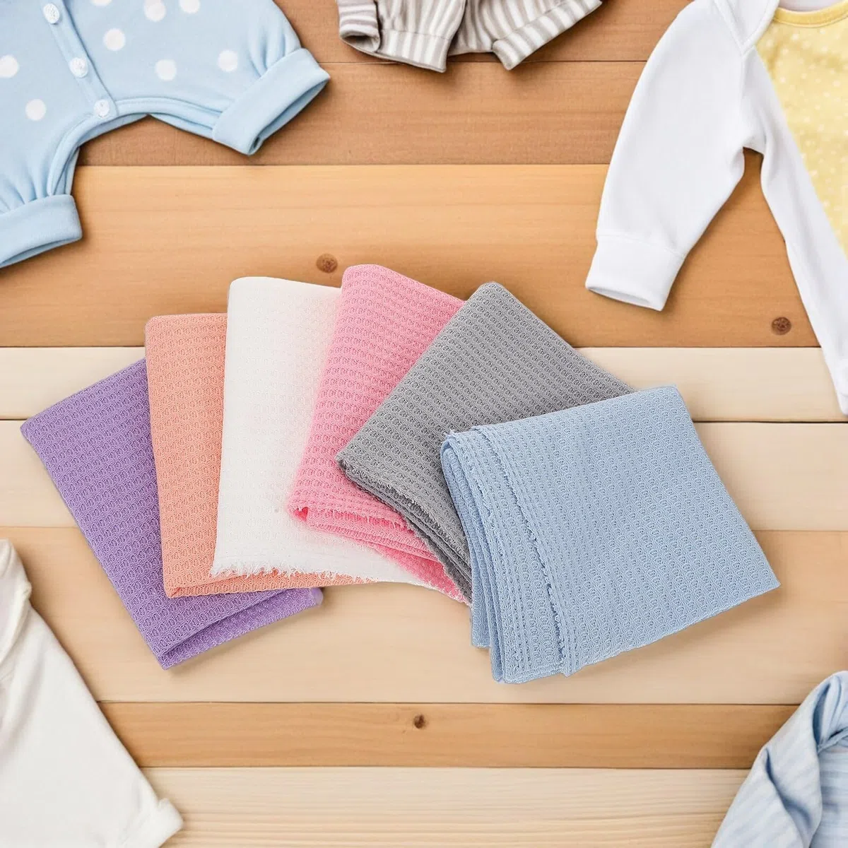 6stücke Wickeldecken Für Mädchen Aus Seihtuch Elastisch Für Neugeborene Wickeltuch Babytragetuch Foto-Requisiten Outfit Fotoshootings