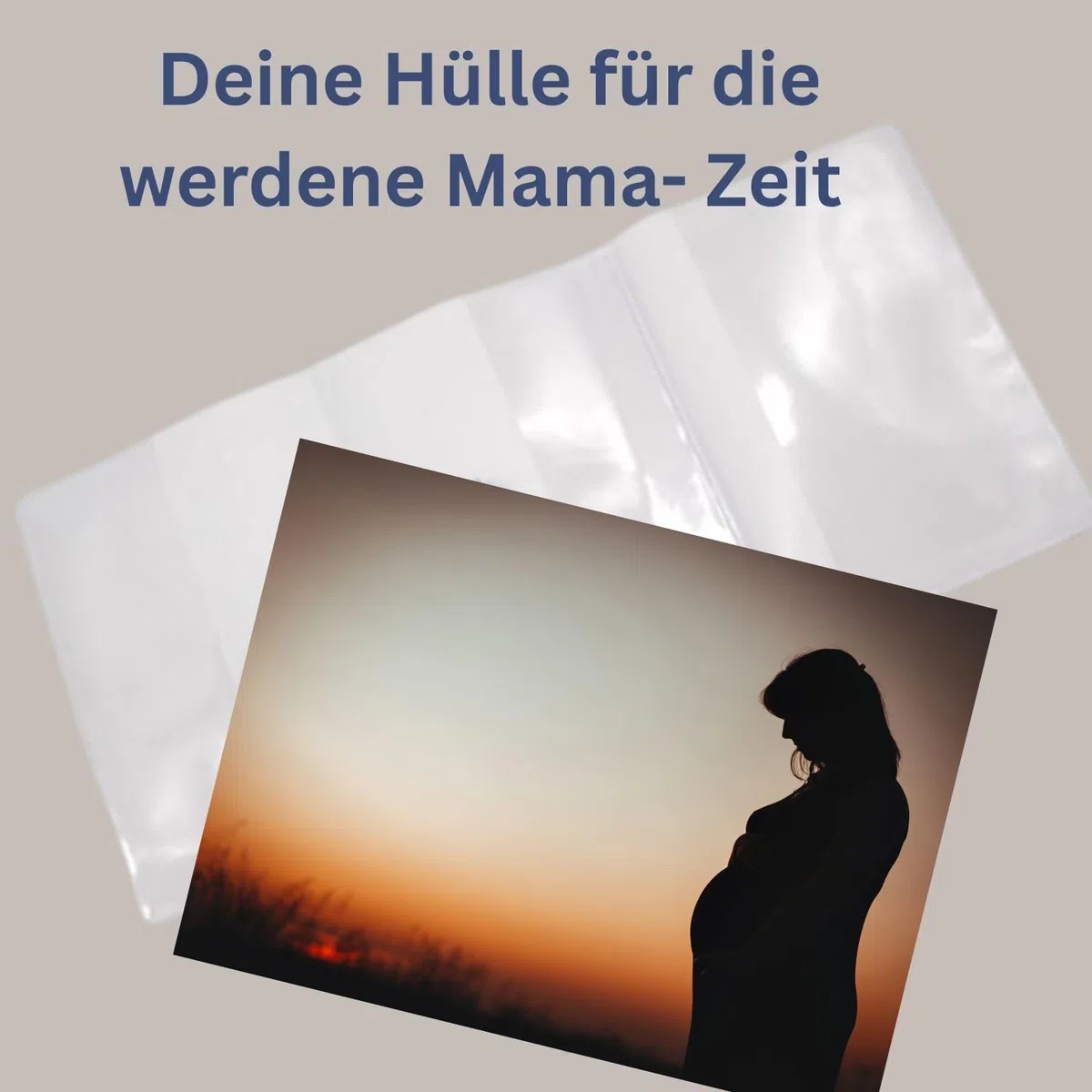 Mutterpasshülle transparent, PVC, für Deutschland (25 Stück) | Schutzhülle für den deutschen Mutterpass MKP, Weichfolie mit Extrafach, ideal für werdende Mamas