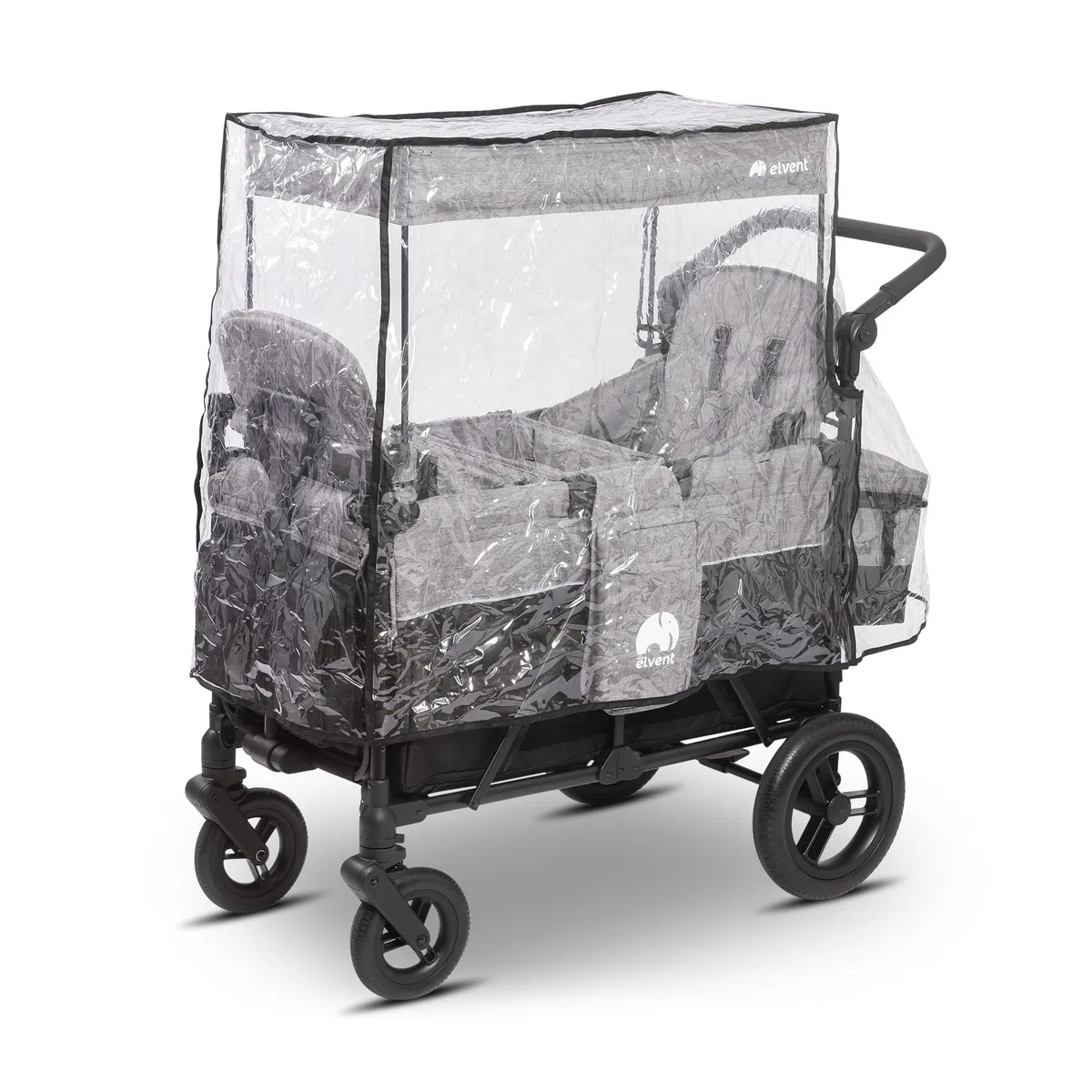 elvent® Regen- und Windschutz für ComfortPlus 2 | Bollerwagen-Regenschutz