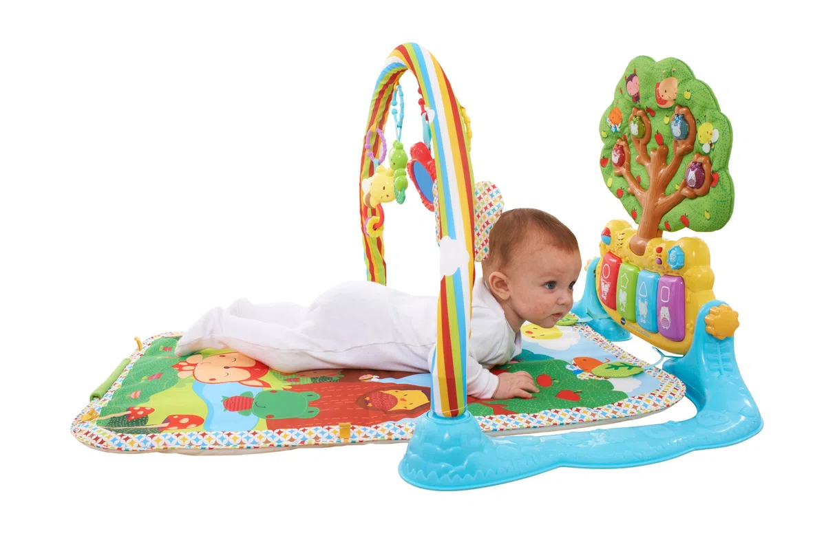 Vtech VTC-GYM01 Vtech Little Friendlies Glow & Giggle Playmat, transparent, 200 g