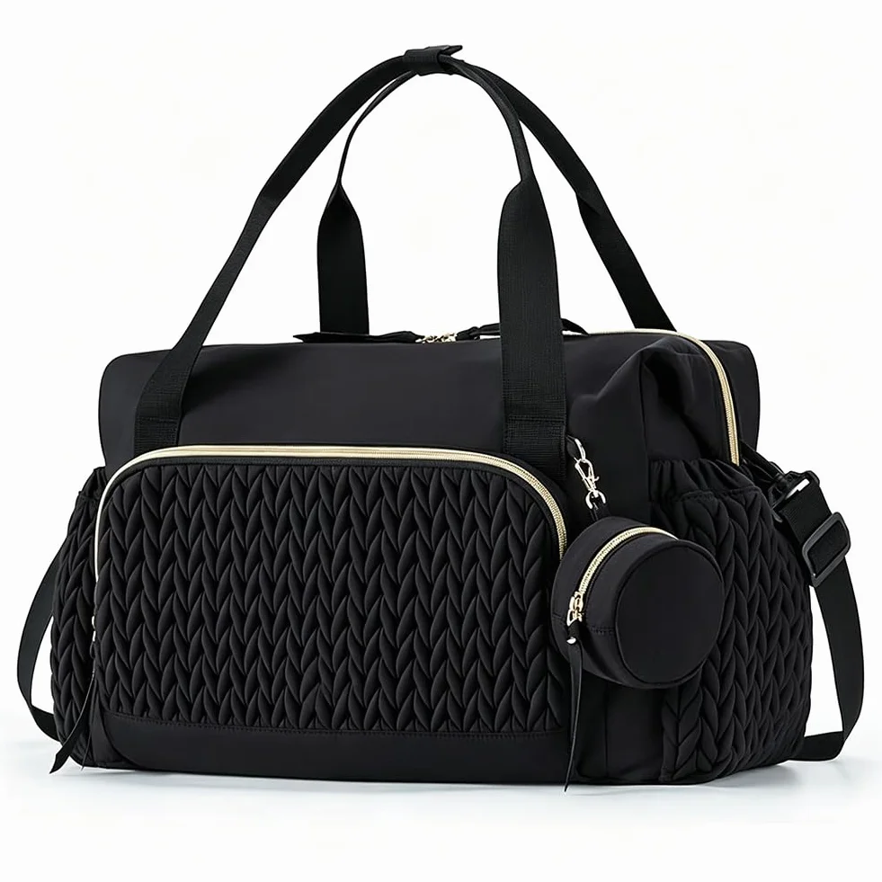 FARYODI Baby Wickeltaschen, Multifunktionale Wickeltasche für Mütter, Große Windeltasche mit verstellbarem Schultergurt, separatem Schnullerfach, für Unterwegs, Reisen & Strand