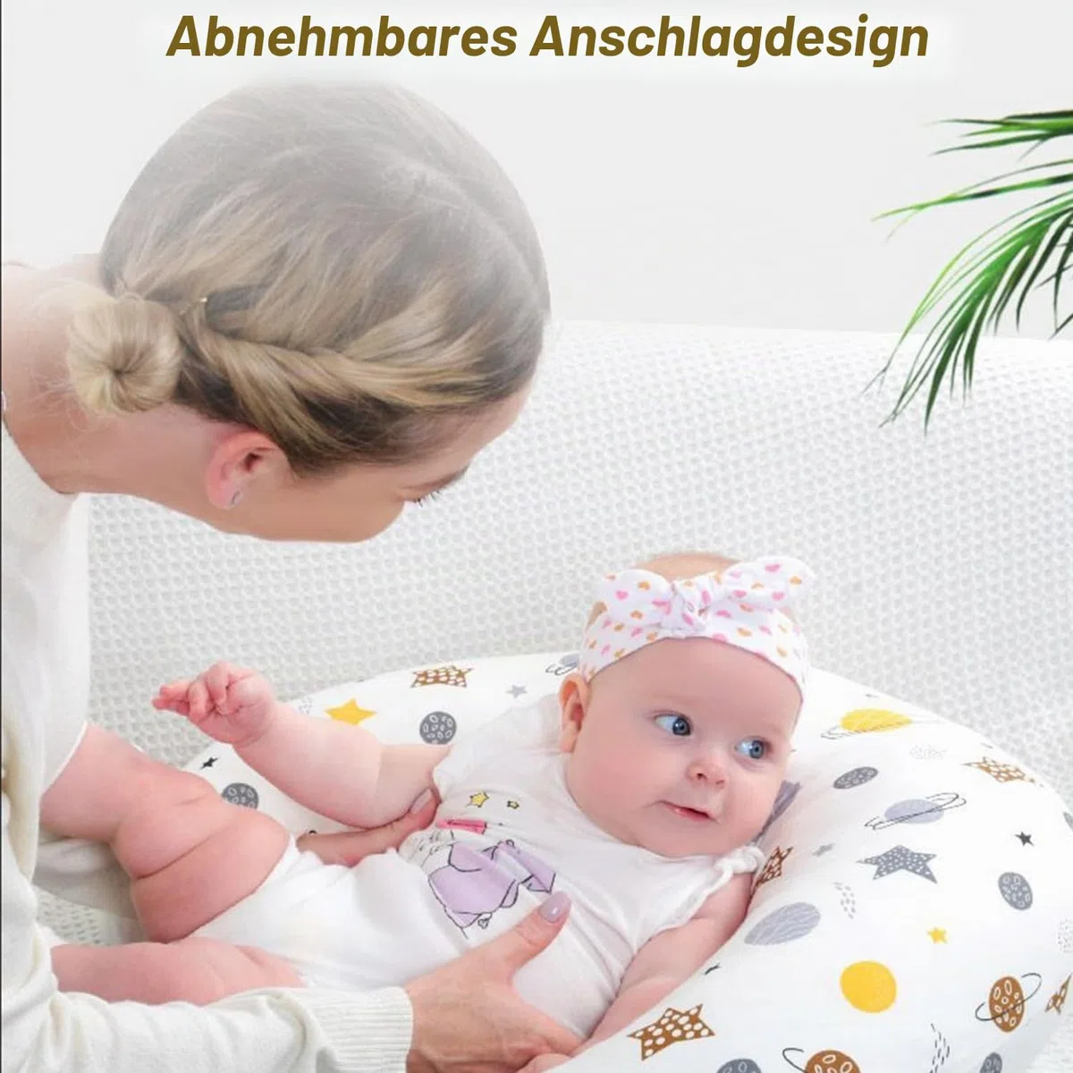 Stillkissen klein,Nursing Pillow,Memory Foam Stillkissen, Abnehmbarer Kissenbezug, ergonomisches Design, für alle geeignet (3 Stück)