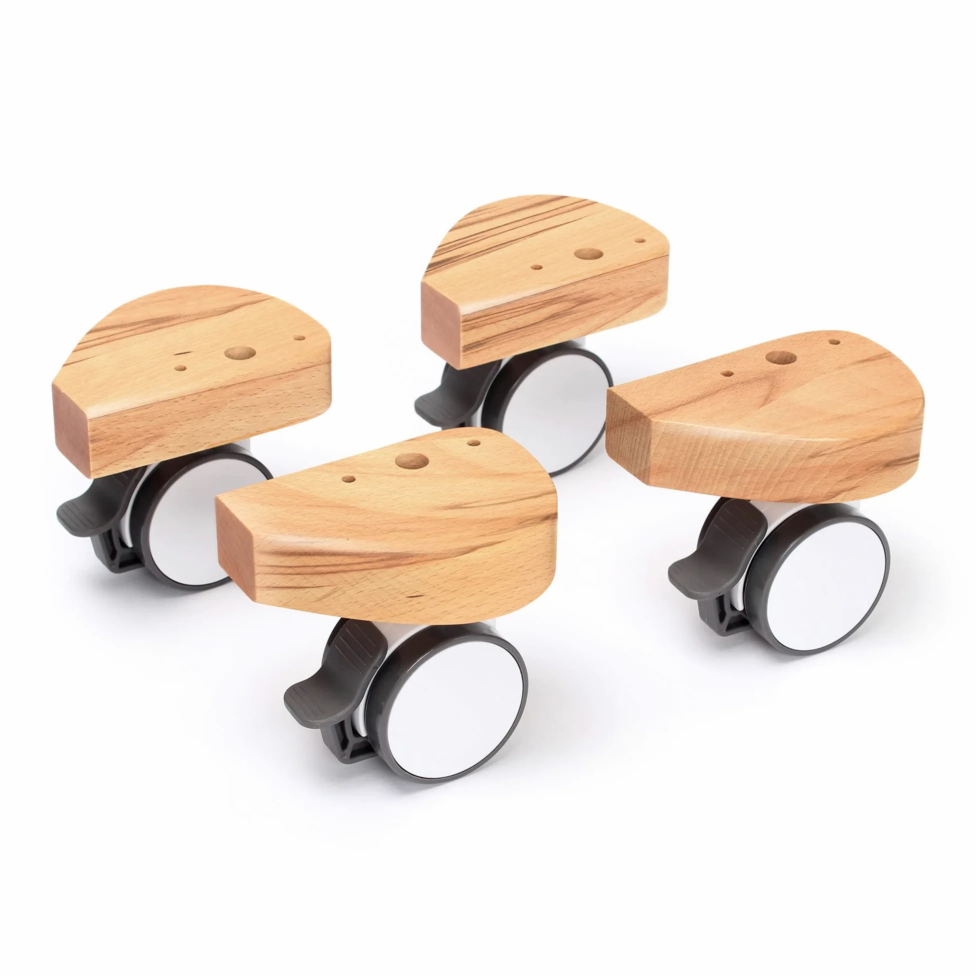 babybay Rollensatz Spezial mit Stoßschutz Kernbuche geölt