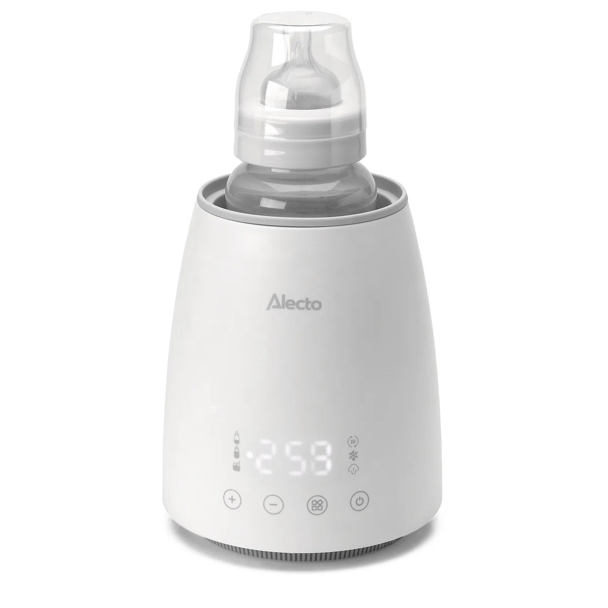 Alecto BW900 Flaschenwärmer Baby - Sterilisator Babyflaschen - Babyflaschen Wärmer - 500 W - Display - Weiß