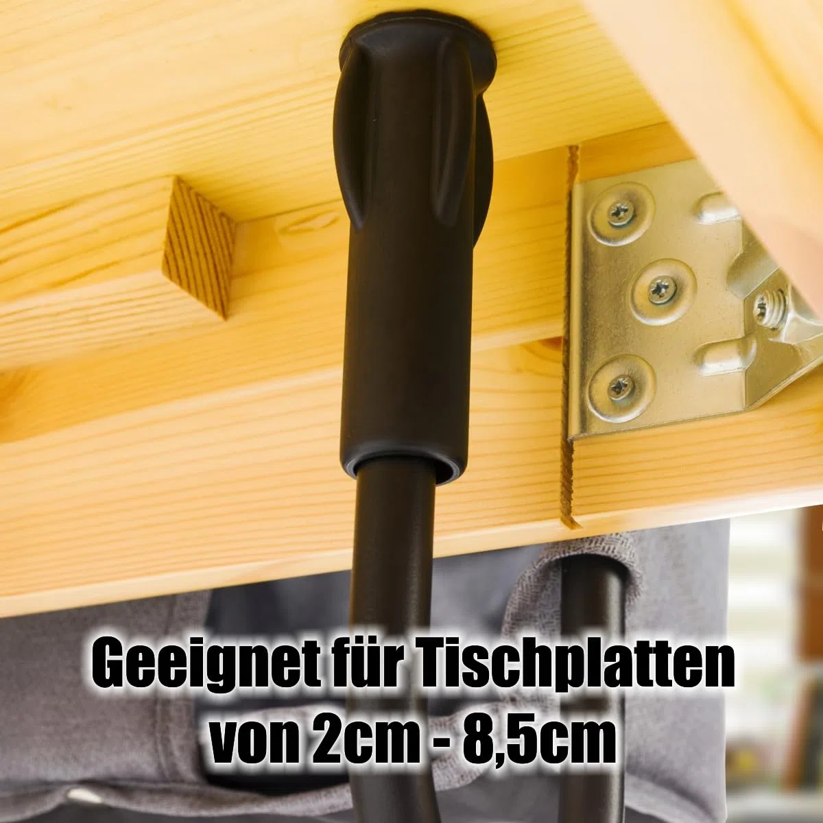 Faltbarer Tischsitz Hochstuhl Stuhlsitz bis 15kg praktisch für Zuhause und Unterwegs (Grau)