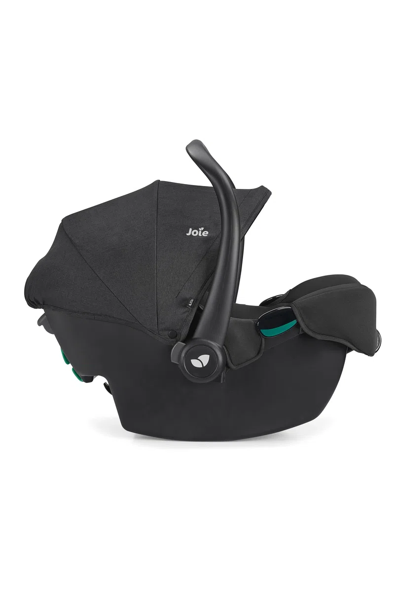 Joie i-Snug™ 2 R129 Kindersitz, i-Size, leicht (3,35 kg), kompatibel mit Reisesystemen, drehbar mit i-Base™ Encore – Geburt bis 12 Monate (40–75 cm) (RAVEN)
