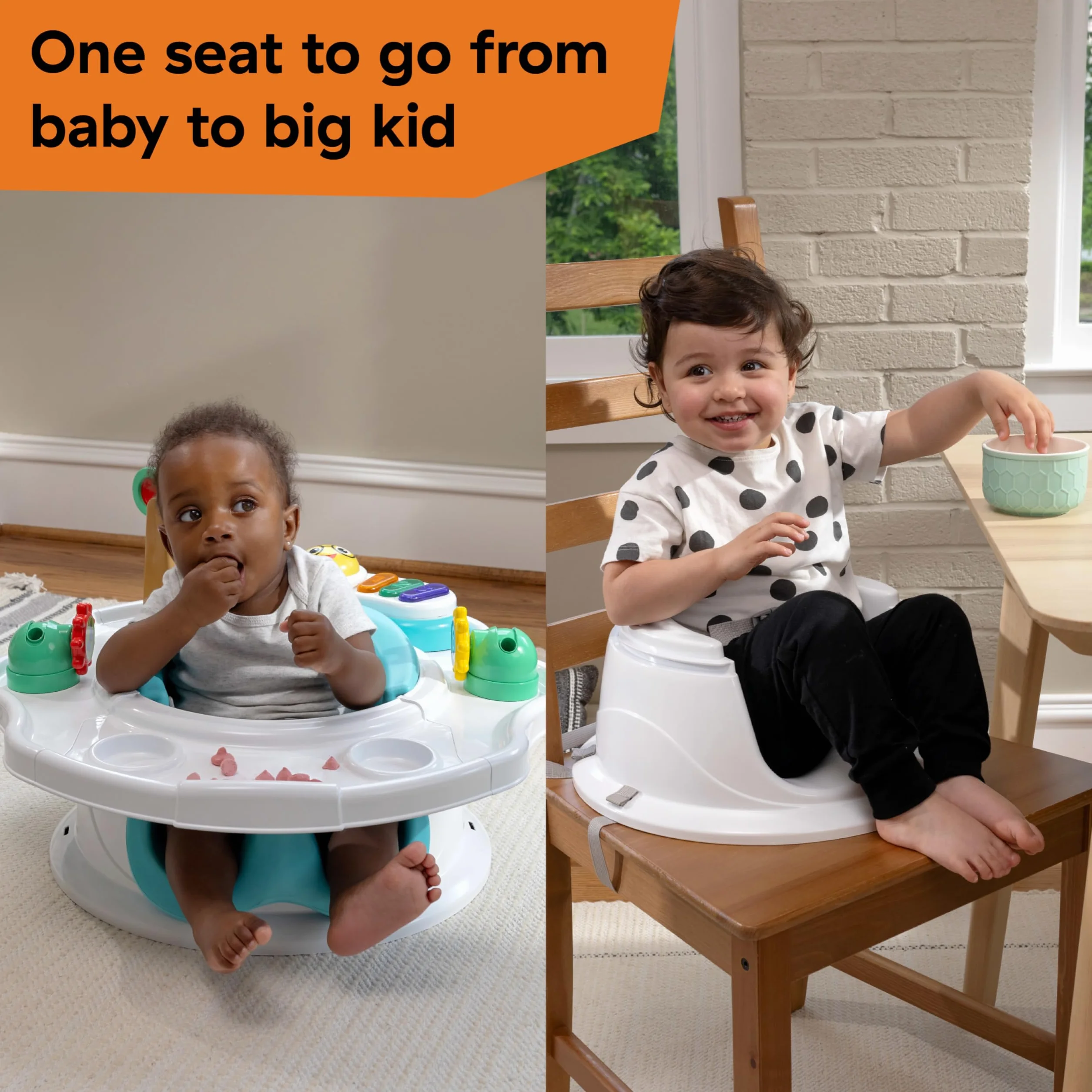 Baby Einstein SuperSeat Touch of Tunes 3-in-1 Aktivitätssitz, mit Musik und Lichtern, ab einem Alter von 6 Monaten