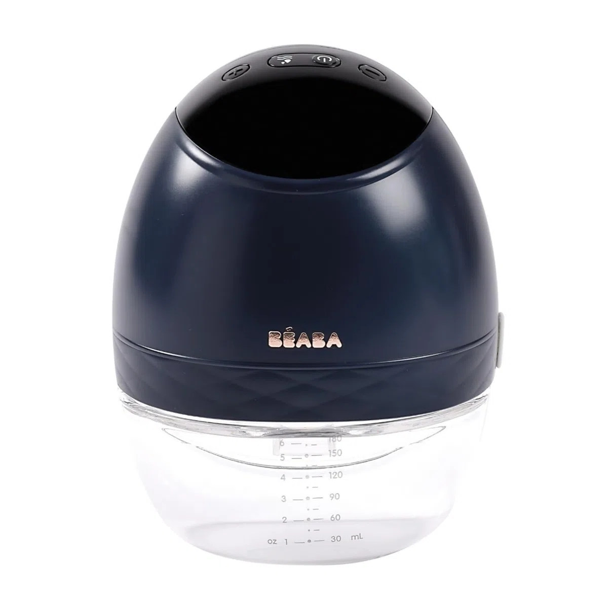 BÉABA, Lot 1 Tire lait electrique Mains libre et 50 Pochettes Conservation Lait Maternel, 3 Modes, 9 Niveaux, 0 Ondes, Silencieux, Minuterie, Fonction Mémoire, 6 séances, Charge USB C, Night blue