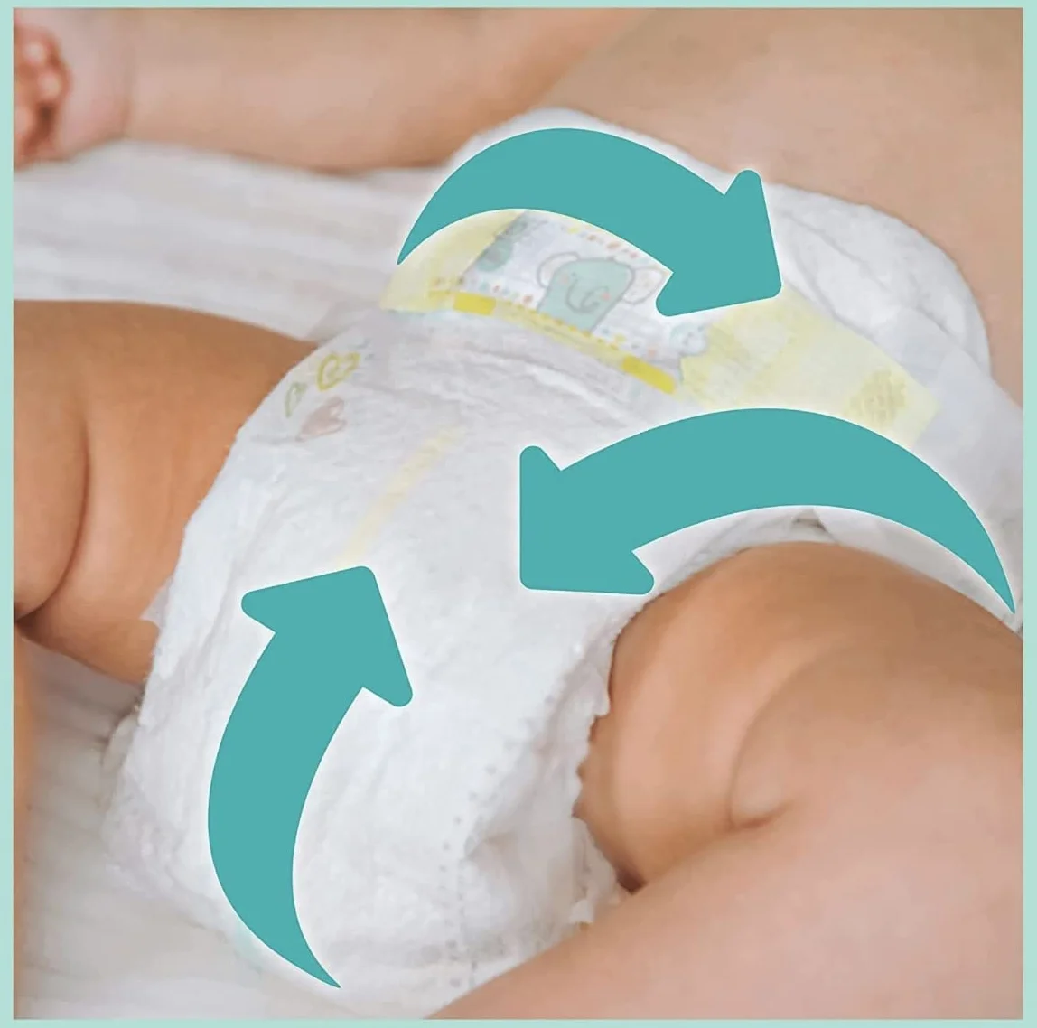 PAMPERS Baby-DRY Größe 7 123 Windeln