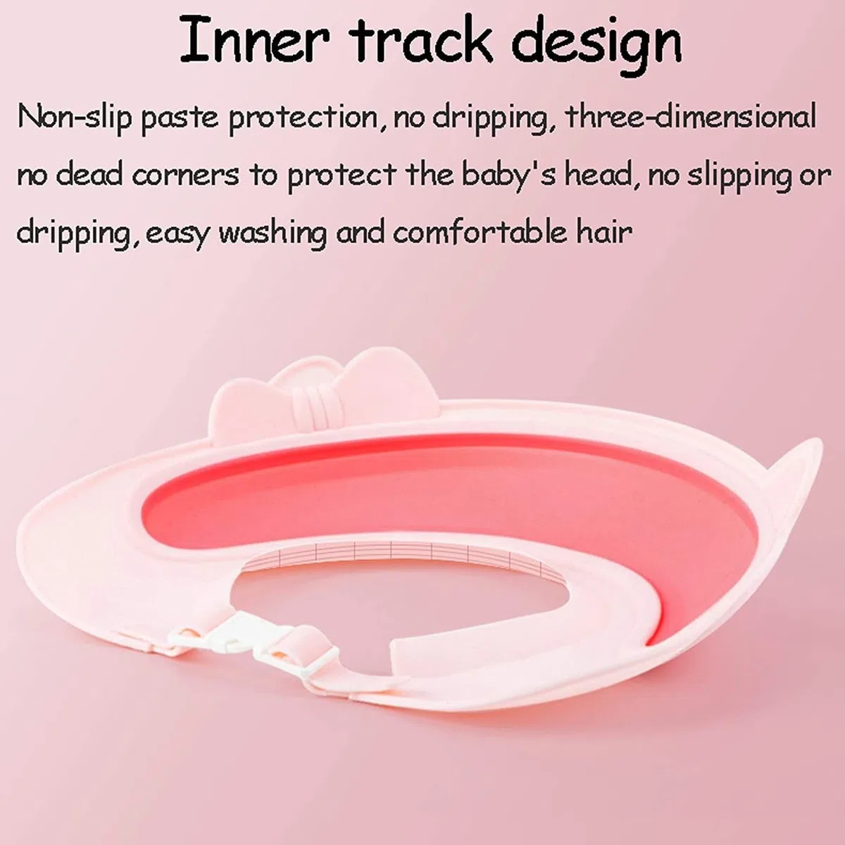 Kinder-Dusch-Shampoo-Kappe, Haarwasch-Schild, wasserdichte Mütze, Haarwasch-Shampoo-Schild, Baby-Haarwasch-Schild for Kinder, Kinder-Duschhut-Kappe, verstellbares Badevisier for Kleinkinder, 27 x 27 c