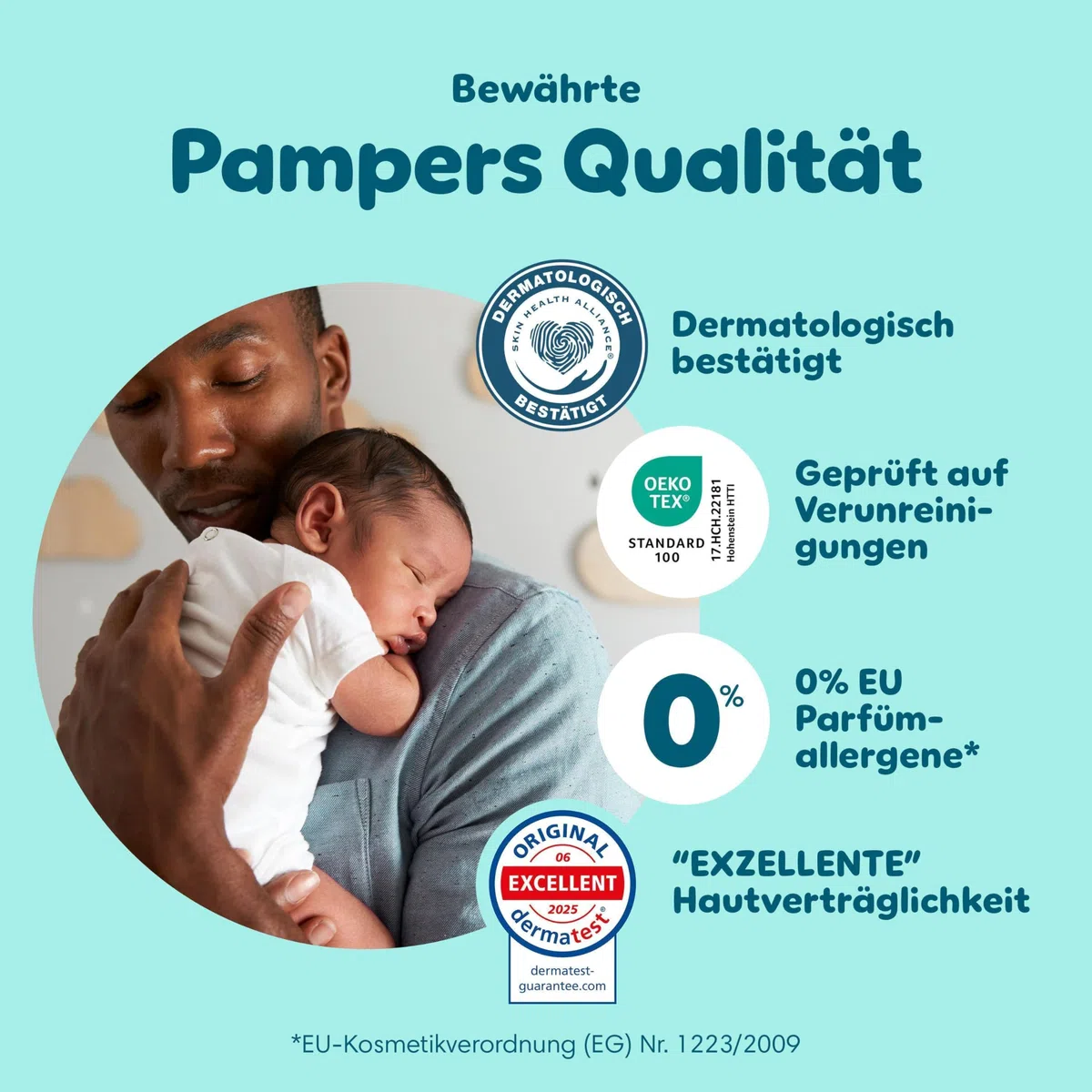 Pampers Premium Protection Größe 2, 248 Windeln, 4kg-8kg, + Pampers Aqua Soft Touch Baby-Feuchttücher, 15 Packungen mit 60 Feuchttüchern 900 Baby-Feuchttücher