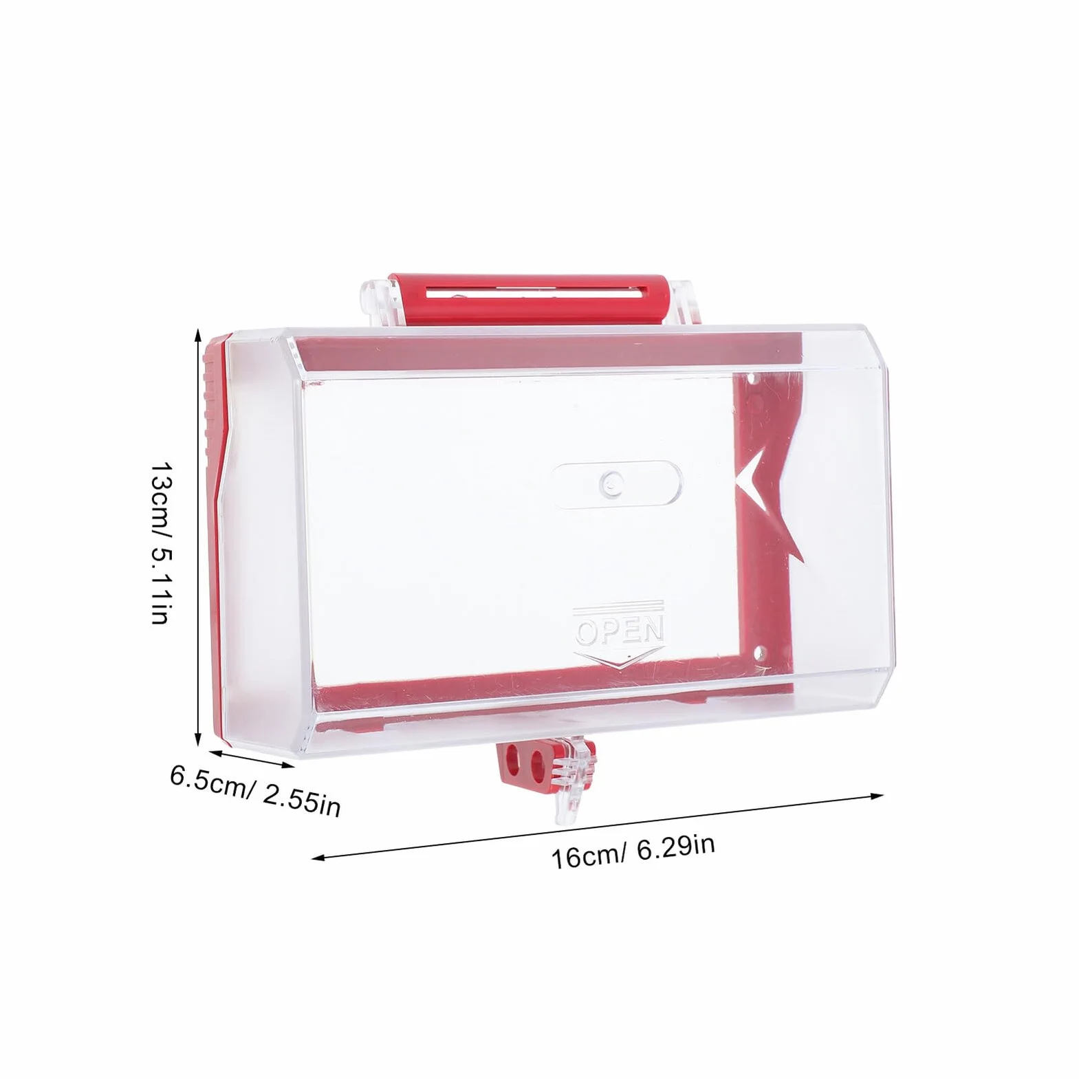 NUOBESTY 4 Stück Steckdosenabdeckungen Transparent aus Schlagfestem Material mit Kindersicherung für Wandsteckdosen im Innen und Außenbereich