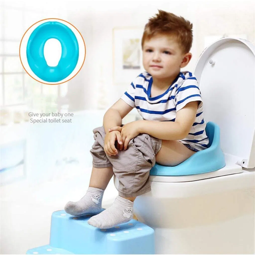Toilettensitz, Ring für Toilettentrainer, Hockender Toilettenhocker, Ergonomie Bad Assistent Töpfchen Rutschfest Sicher robust zum Unisex-Kleinkind WC Trainer (Farbe : #5)