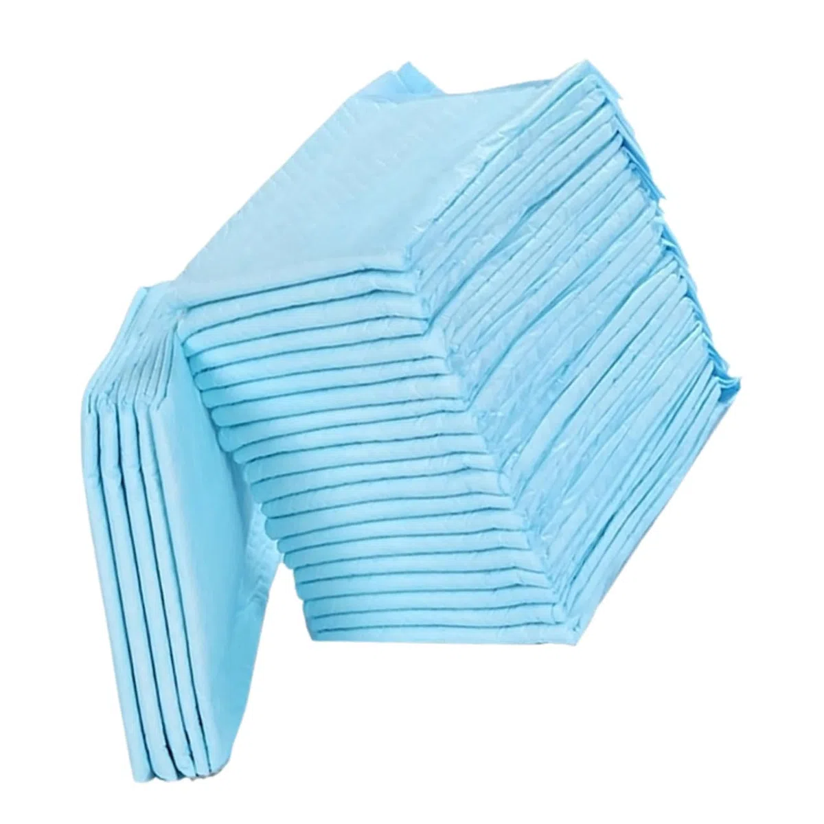Mikikit 100 Stück Einweg Wickelunterlagen Saugfähig 60x90cm Auslaufsichere Urinunterlagen für Babys Senioren Hautfreundliche Pflegeunterlagen für Reisen und Wickeltisch