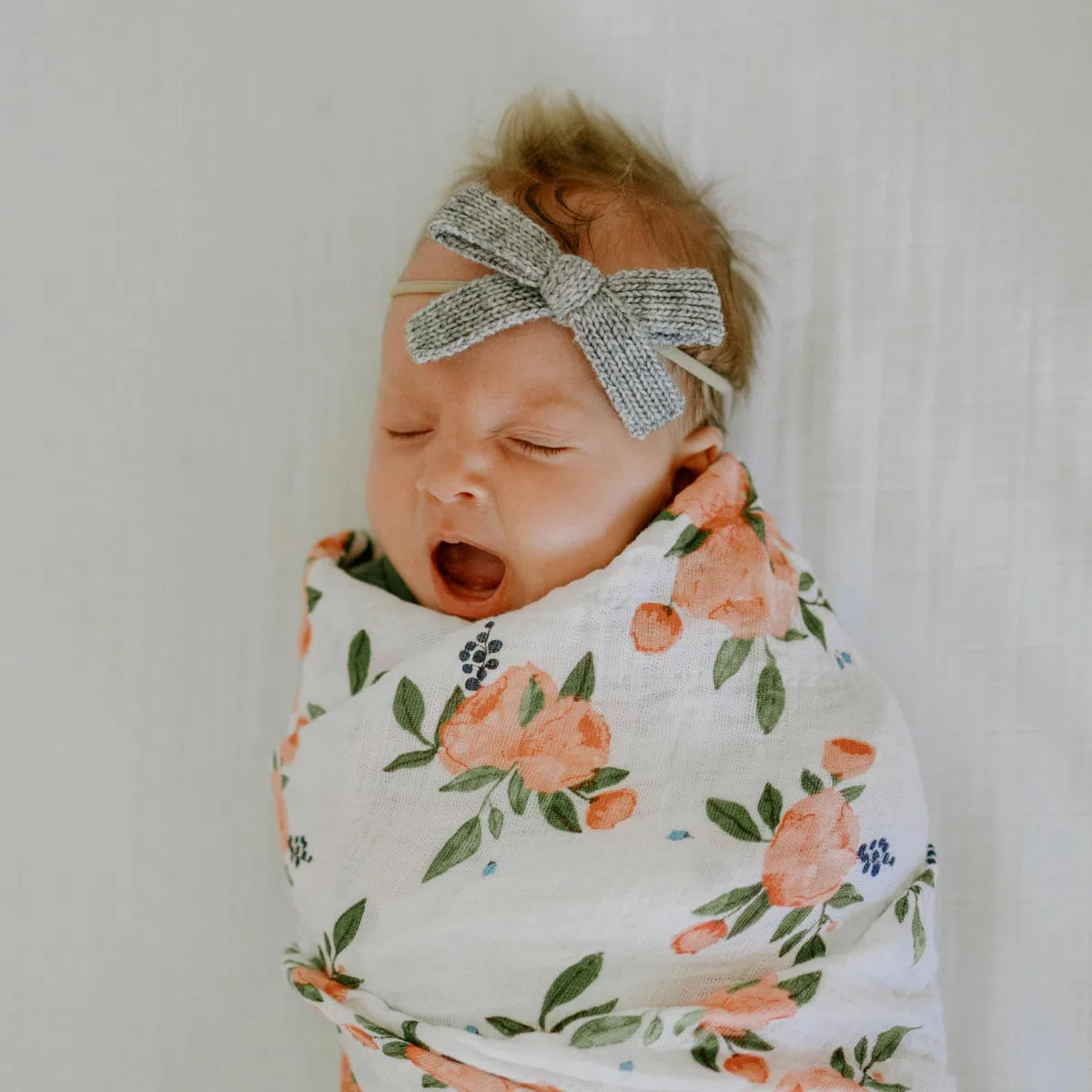 Little Unicorn | Cotton Muslin Swaddle 3 Pack - Baumwoll-Musselin Pucktücher 3er-Pack (Watercolor Roses Set)