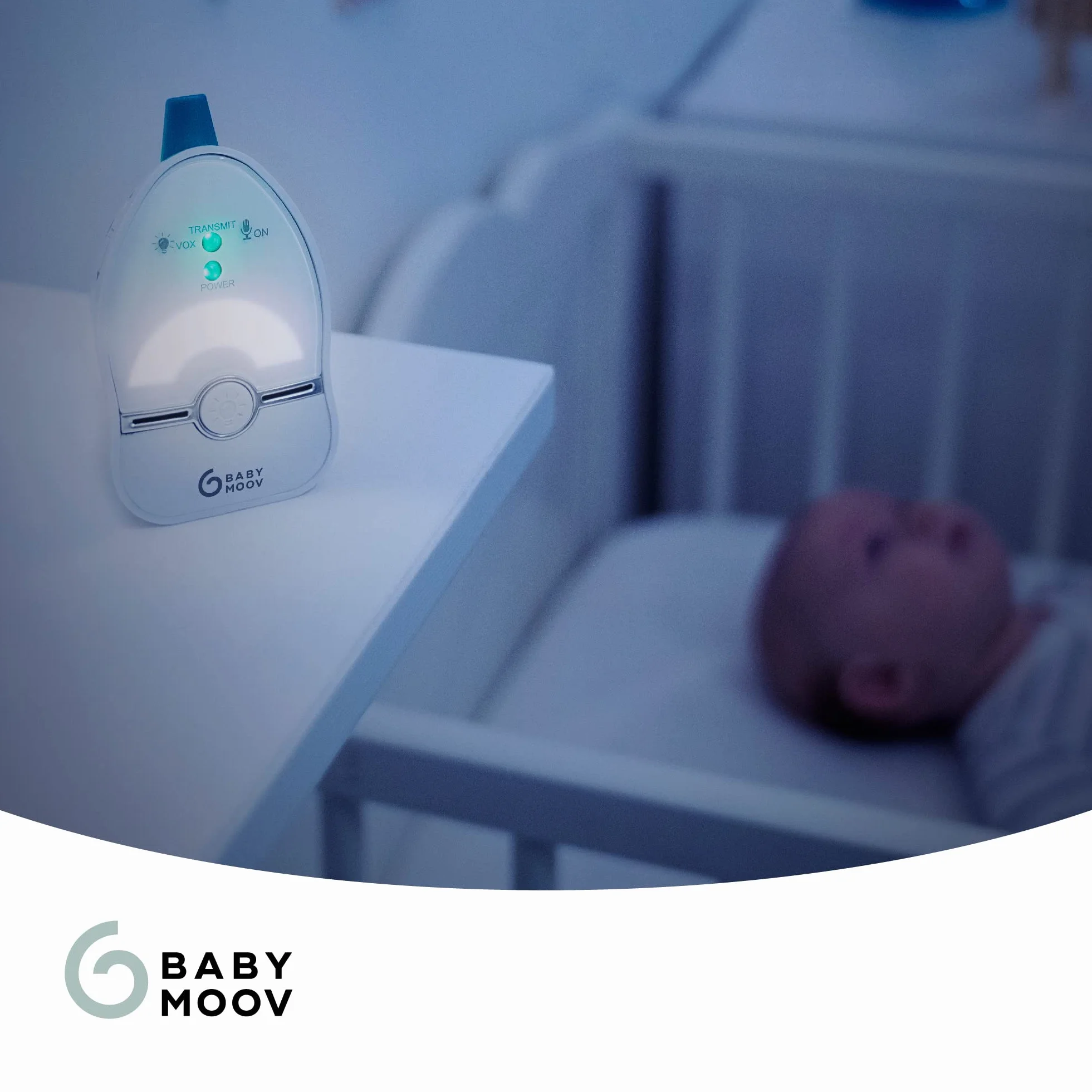Babymoov Babyphone Easy Care - Digital Green Technology, niedrige Strahlung, 500m Reichweite