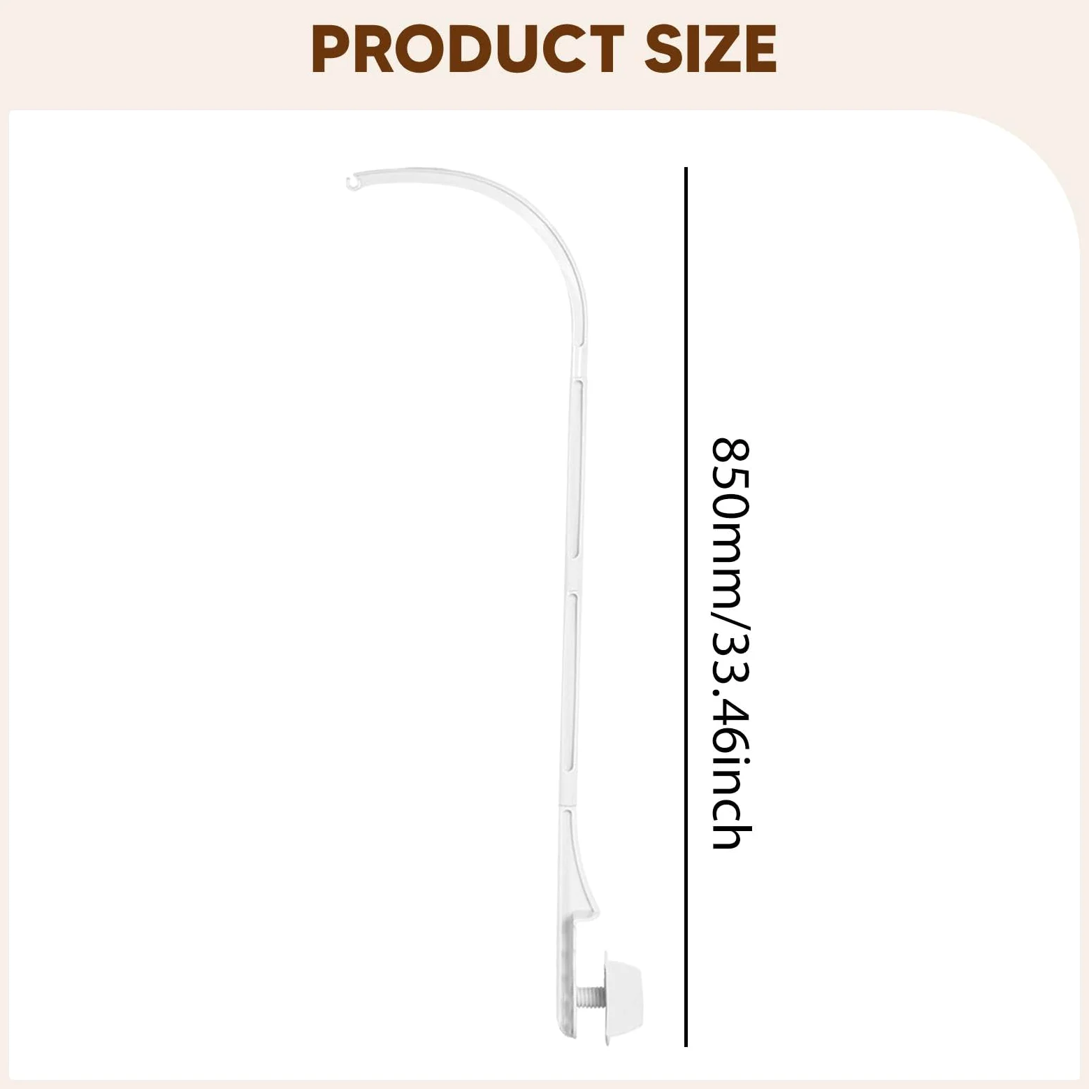Mobile Halterung für Babybett, 84 cm (33 Zoll), Mobile Aufhänger, Kinderzimmerzubehör