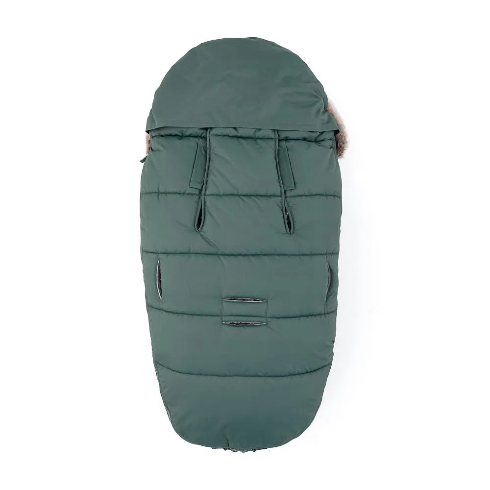 Petite&Mars Comfy 4in1 Fußsack für Kinderwagen Buggy Einlage für Kinderwagen * Winterfußsack * Warrm * Wasserdicht * Winddicht (Grün)