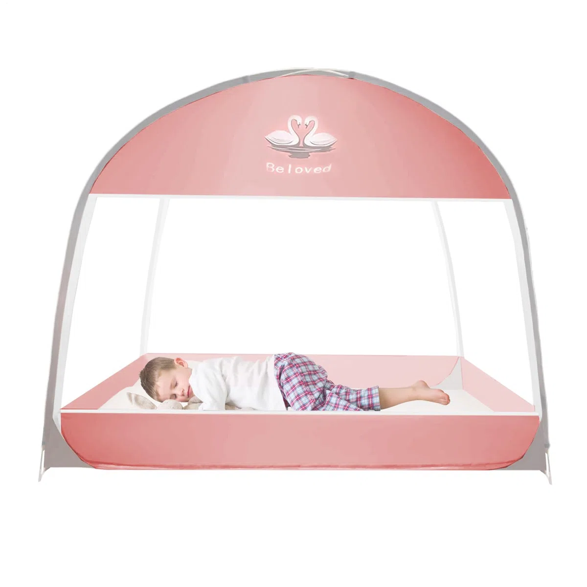 Bettmückenschutznetz großer Faltbarer und tragbarer Insektenschutz | Bett-Baldachin aus Netzmaterial Geeignet für Schlafzimmer, Kinderzimmer, Camping sowie für Jugendliche und