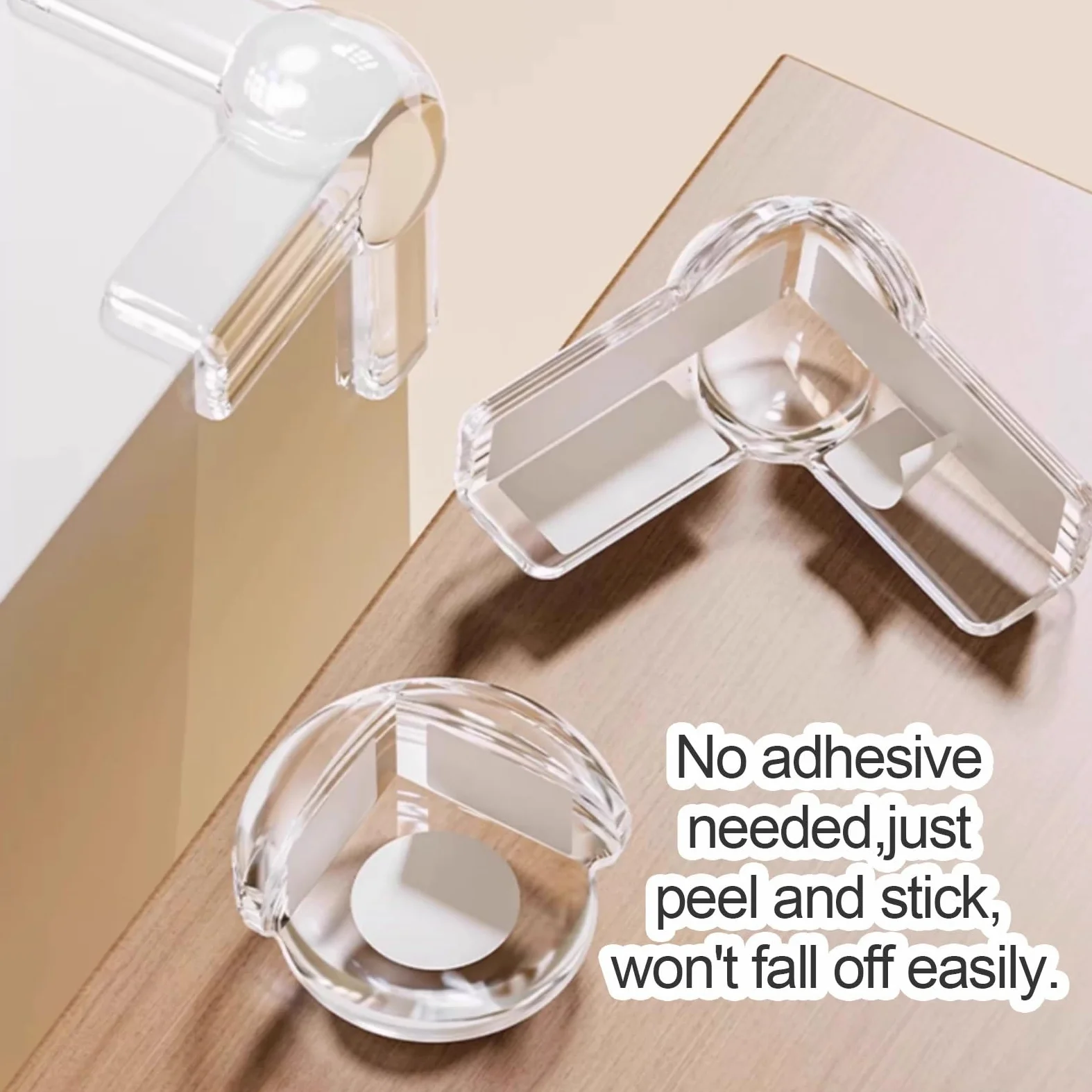 Möbel-Eckenschutz, Transparenter Gummi-Kantenschutz, Mehrfarbig, 8–24 Stück for Couchtische, Schreibtische, Schränke(T,16pcs)