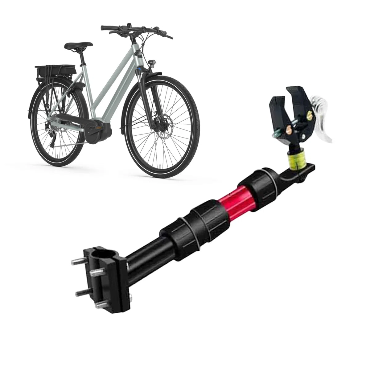 Fahrrad Anhängekupplung für Fahrradanhänger,Lastenhalterung für Tretroller | Hoch Belastbare Und Stabile Fahrrad Anhänger Kupplung Für Pendeln, Camping, Outdoor, Reisen, Sport, Freizeit