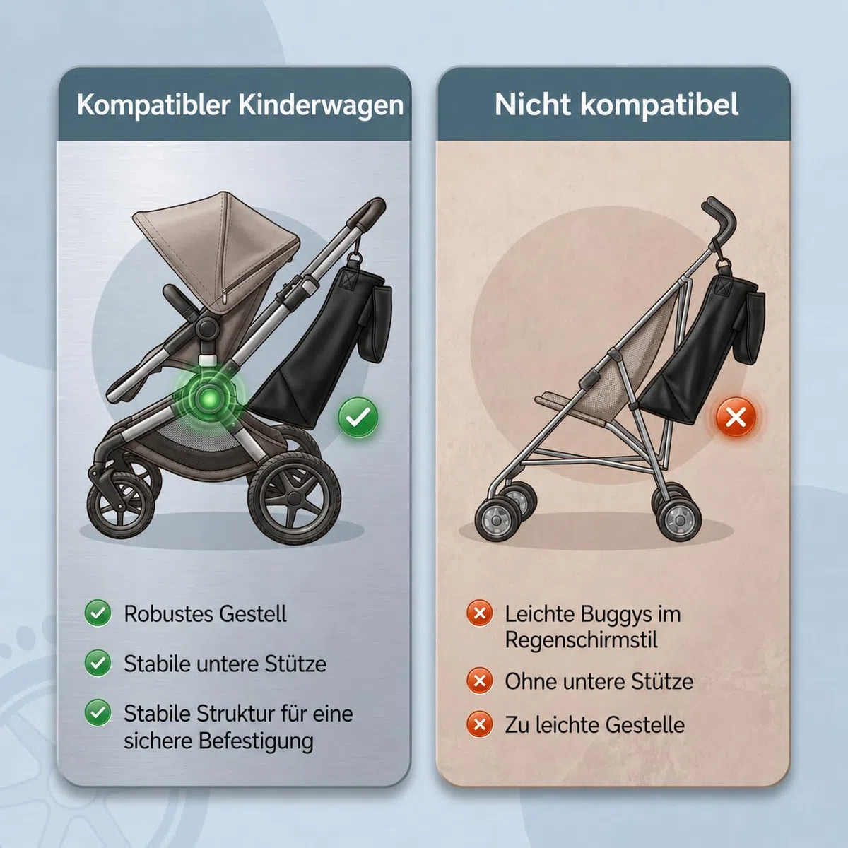 Extra Kinderwagensitz verwandelt Ihren Kinderwagen in einen Zwillingssitz für den großen Bruder. Diese kompakte Textil-Hängematte ist eine Alternative zum Kinderroller (Schwarz)