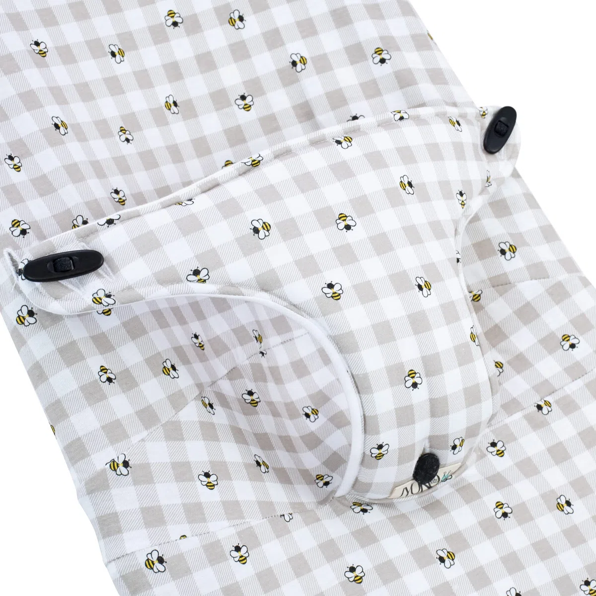 JYOKO Kids Bezug für Hängematte, kompatibel mit Babybjorn Soft, Balance (Picnic Vichy, Baumwolle)