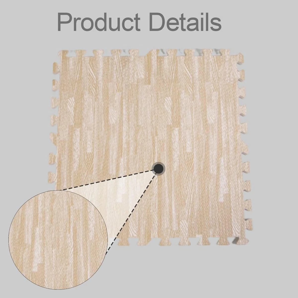 10 Stück Bodenmatte Schaumstoff Fliesen Matte Kinder Spielmatten Puzzle Krabbelmatte Bodenplatten mit Anpassbarer Fläche Und Leichter