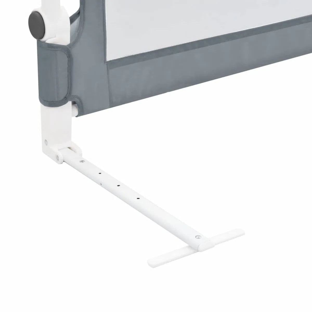 Rantry Kleinkind-Bettschutzgitter Grau 150x42 cm Polyester Babysicherheit Model10167