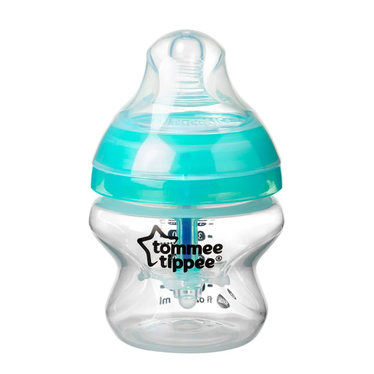 Tommee Tippee Advanced Anti-Colic Newborn Baby Bottle Starter Set, Breast-Like Teat and Heat Sensing Technology, Clear