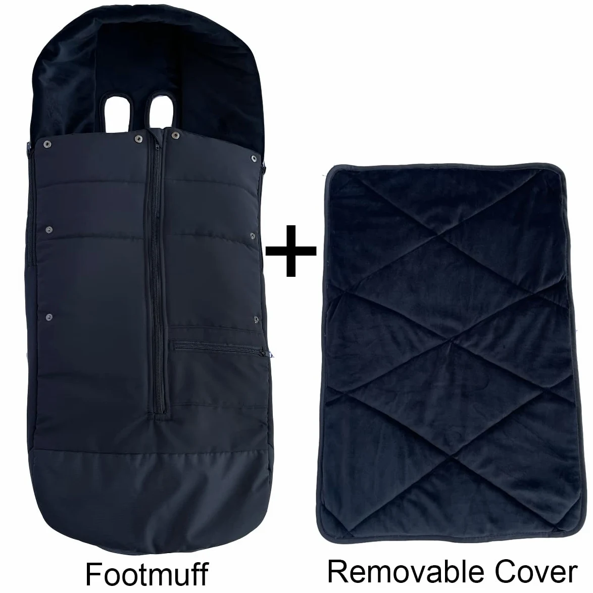Universal Kinderwagen Warmer Fußsack Weiches Futter und Spritzfestes Gewebe kompatibel mit Doona Autositz & Kinderwagen - geeignet für 95% Autositz und Kinderwagen