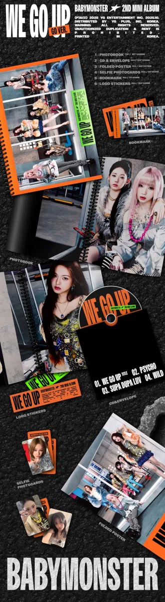 BABYMONSTER - 2. Mini-Album [We Go Up] (GO)
