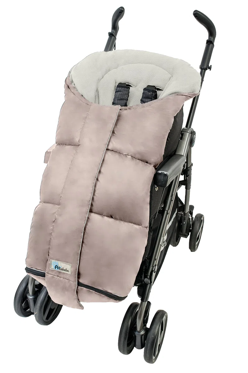 Altabebe MT2277D - 61 Alaska Daunenfußsack für Kinderwagen, beige