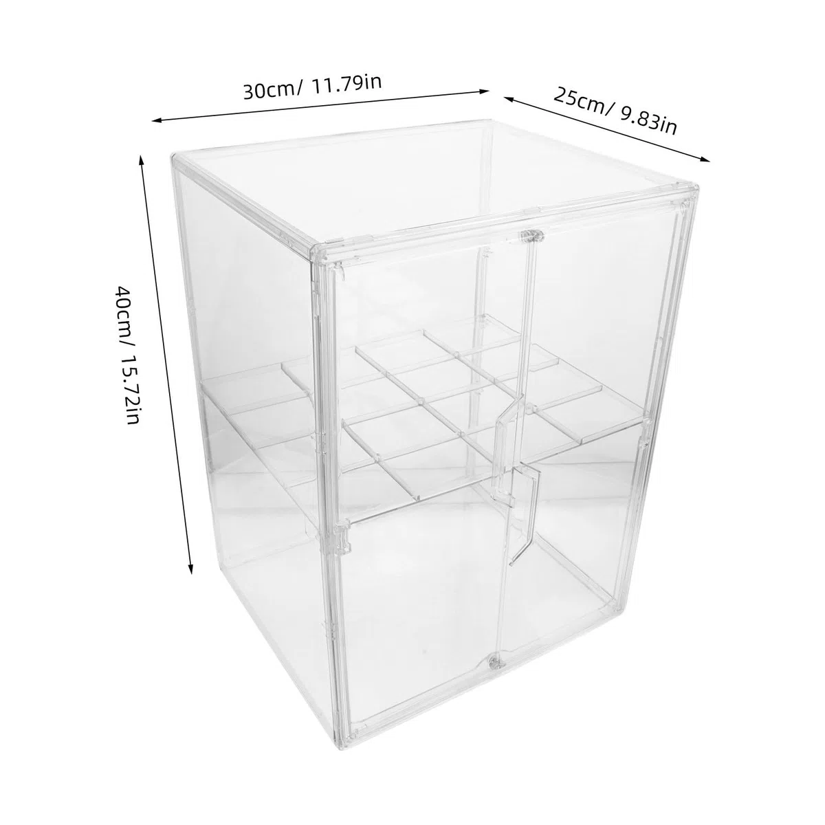 Abaodam Babyflaschen Aufbewahrungsständer aus Acryl mit 2 Ebenen und Platzsparendem Design für Babyflaschen Sauger und Zubehör im Badezimmer oder Schrank