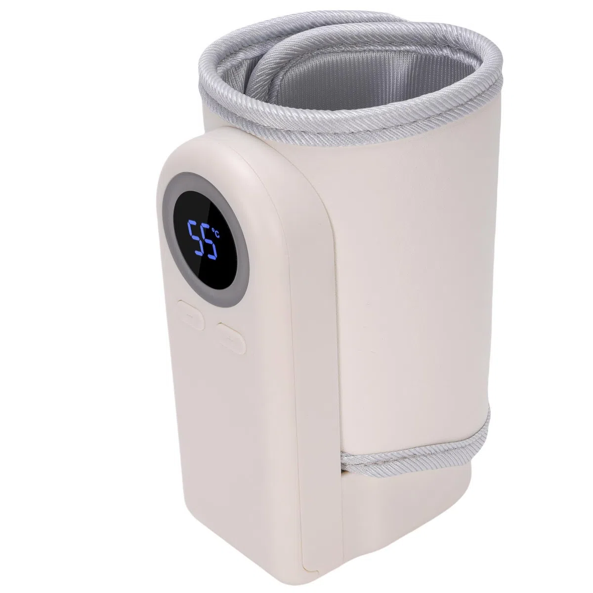 ASHATA USB Wiederaufladbare, Schnelle Flaschenwärmerhülle, Leicht zu Reinigen, Tragbarer Wärmer für Babymilch, 1 X Packung