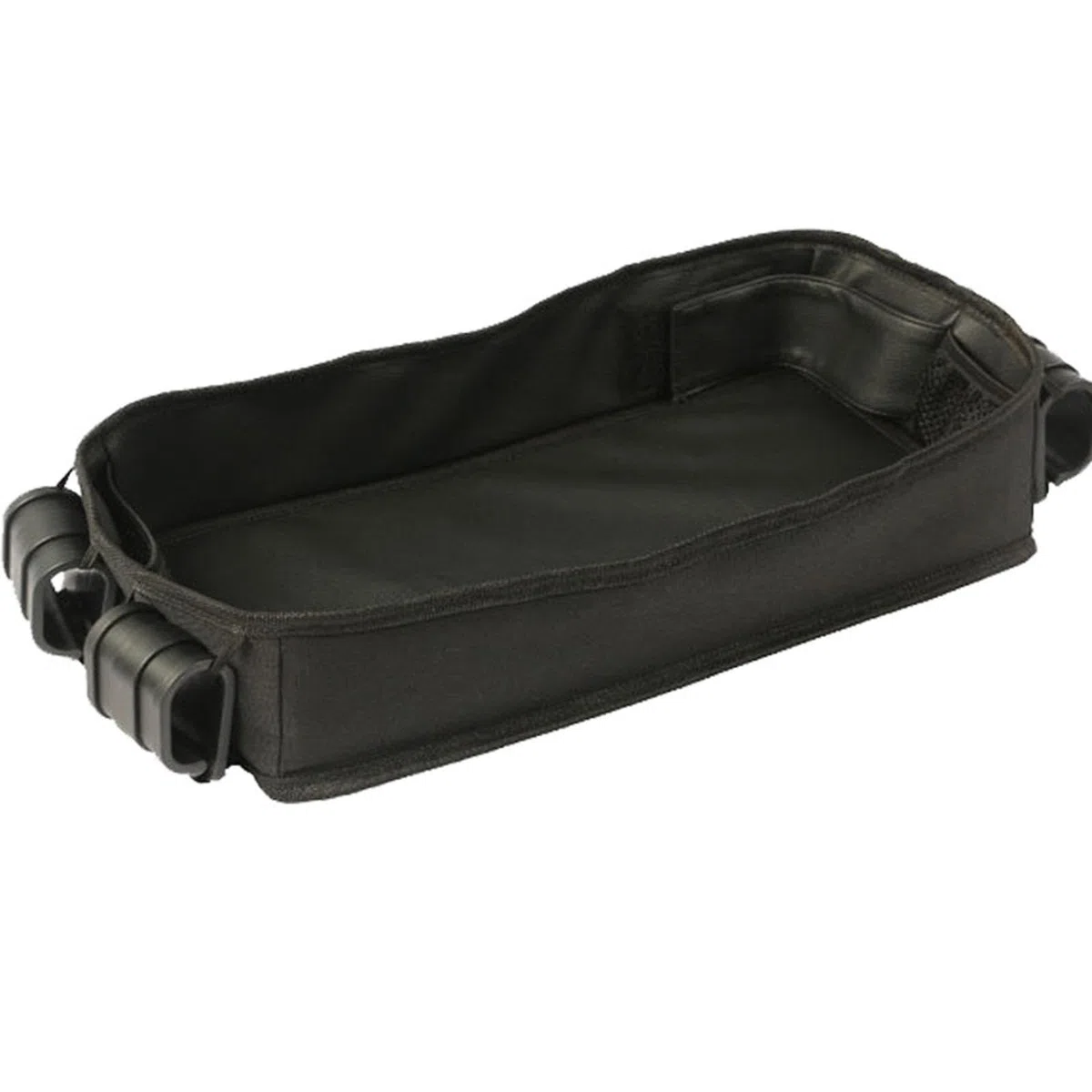 Milageto Kinderwagen-Organizer, Snack-Tablett, wasserdicht, verstärkt, leicht zu reinigen, mit Netztaschen, Kinderwagen-Tablett, Kinderwagen-Snack-Tablett, 52cmx22cmx8cm