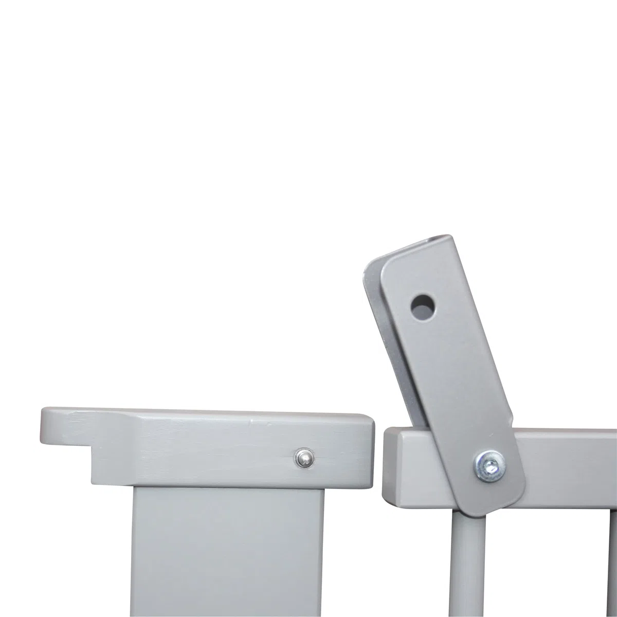 Schutzgitter Absperrgitter Türgitter Treppenschutzgitter 117 bis 363 cm grau (117cm)