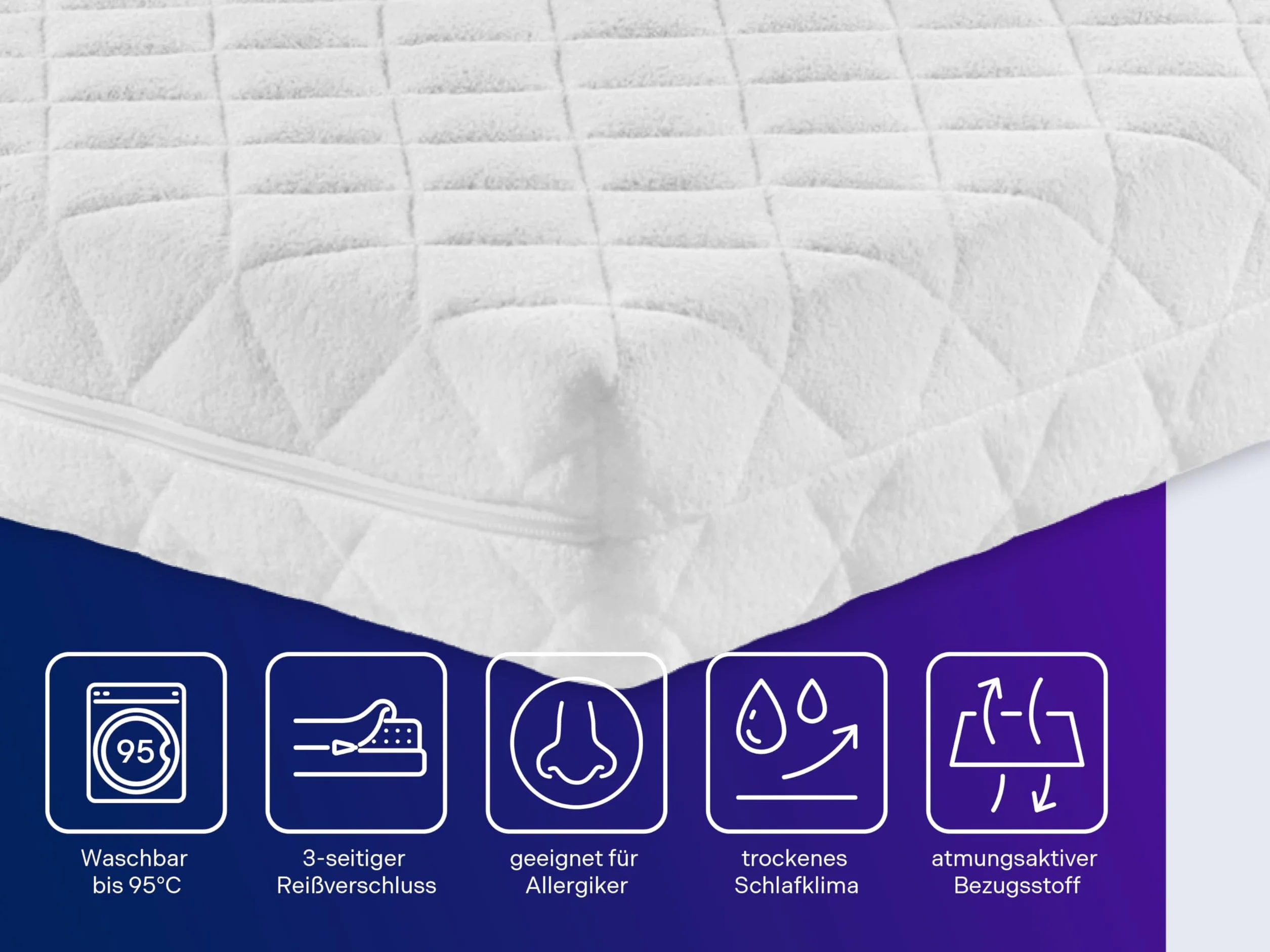 Traumnacht BT Kiddy Kindermatratze Pure , 60 x 120 cm, Schadstoffgeprüft nach Öko-Tex Standard 100, hautfreundlicher Bezug abnehmbar und waschbar, produziert nach deutschem Qualitätsstandard, Weiß
