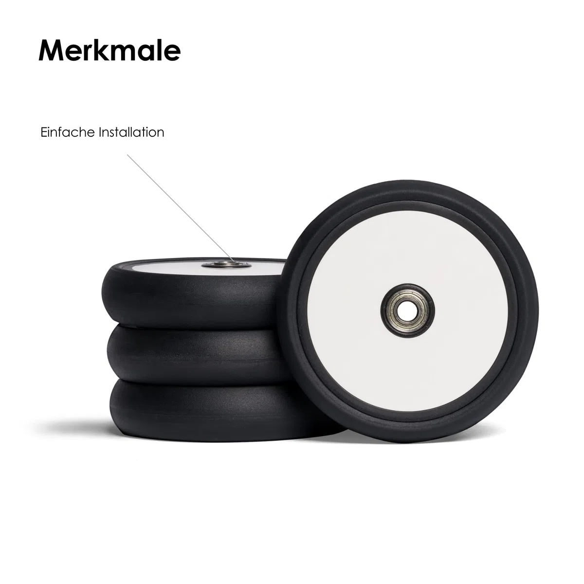 BABYZEN YOYO Räderset - Vier Ersatzräder für den Kinderwagen