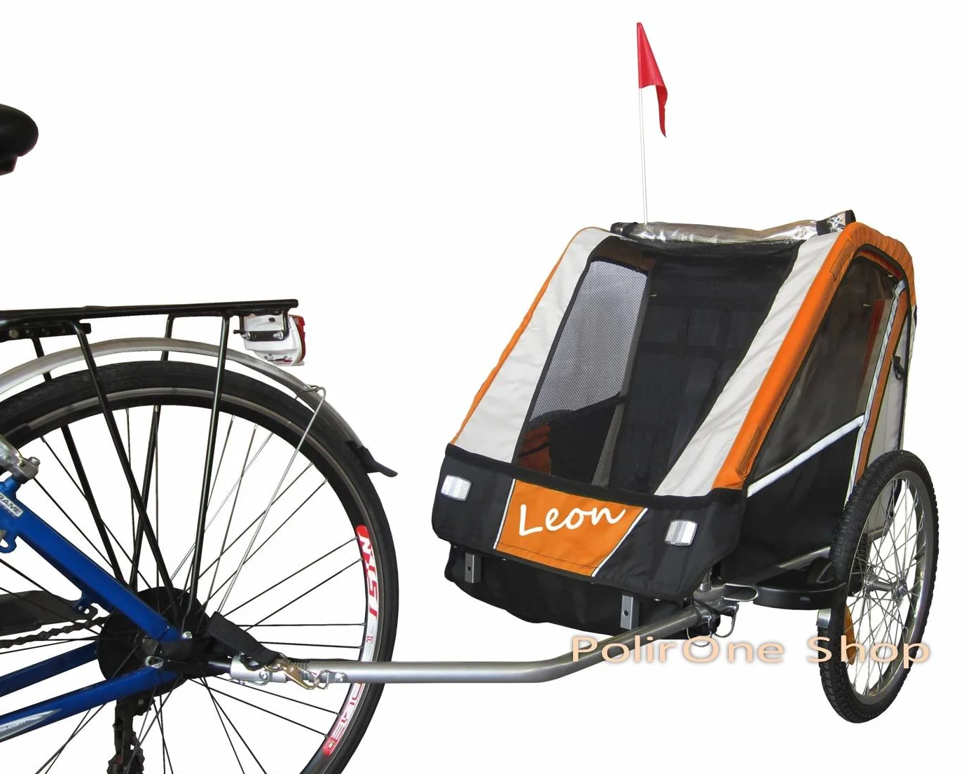Leon Papilioshop Anhänger Kinderwagen Wagen für den Transport von 1 2 Kindern