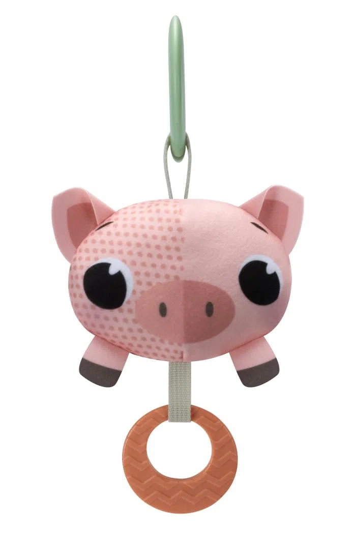 Tiny Love Dynamic Gymini, Spieldecke Baby, 0+ Monate, Spielmatte Baby, Spieldecke mit Spielbogen, Krabbeldecke mit lustigem Spielzeug-Rekorder, sowie Musik- & Lichteffekten,110 x 90 cm, Farmers Funday