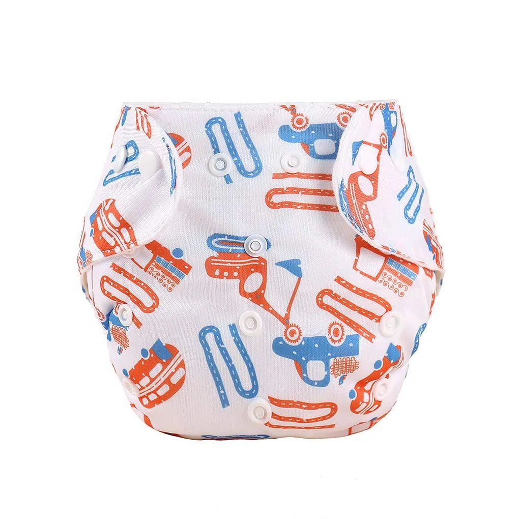 6 Stück Baby Stoffwindel Windelhose Babywindel Taschenwindeln Größe Verstellbar Waschbare wiederverwendbare Windeln für Neugeborene, 0-18 Monate