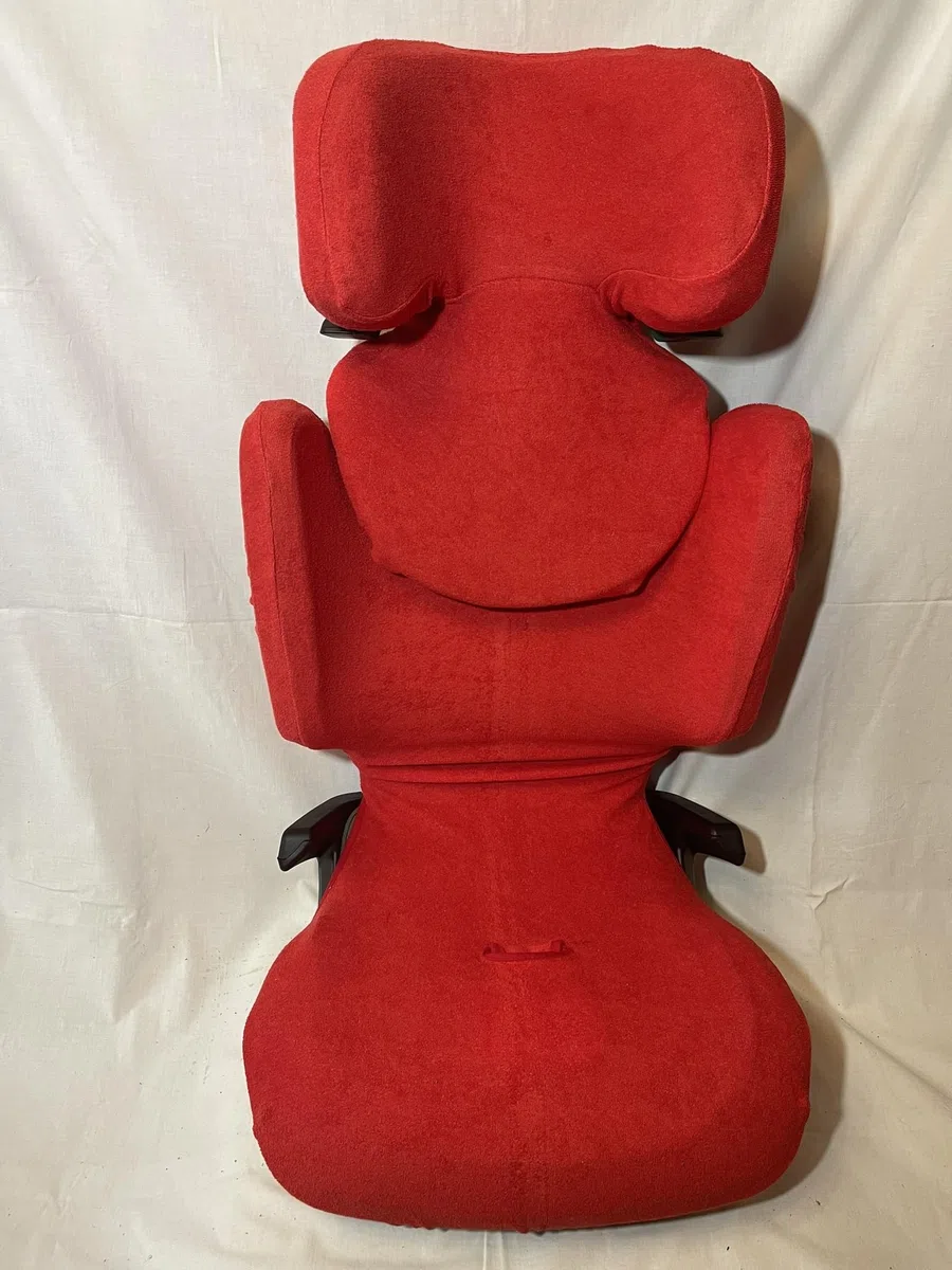 Sommerbezug Schonbezug Frottee für Römer Kidfix Pro M I-size 100% Baumwolle rot