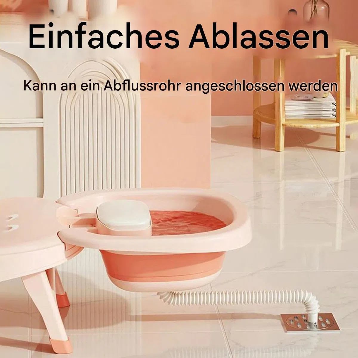 Shampoo-Stuhl für Kleinkinder | Faltbarer Sitz zum Haarewaschen für Kinder im Salon,Verstellbarer Sitz Kopfspüler Für 0-10 Jahre Für Haushalt & Salon