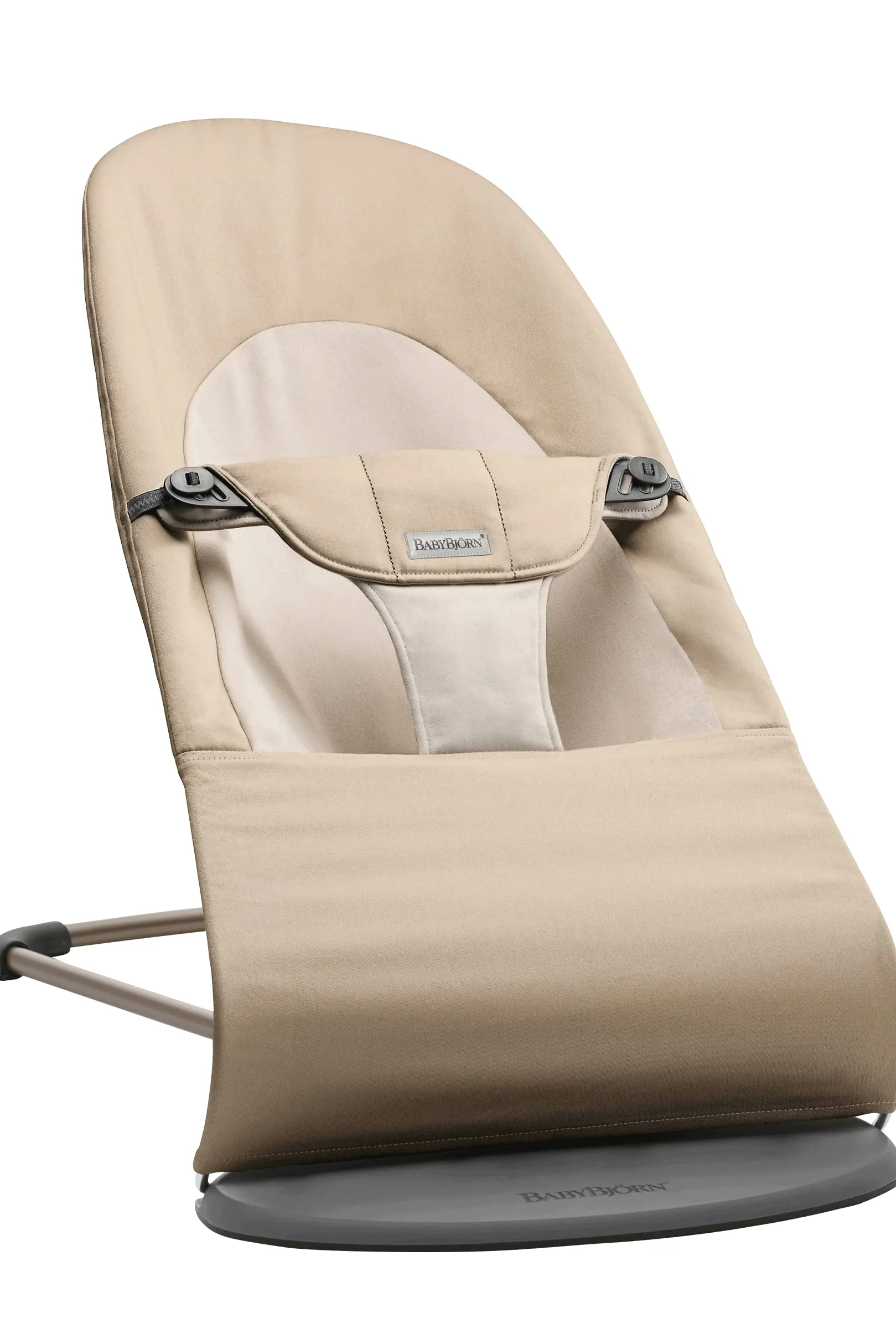 BabyBjörn Babywippe Balance Soft, Gewebt, Khaki/Beige